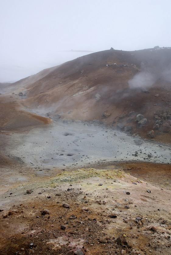 Krafla. Viti geothermal field. Mývatn Region. .