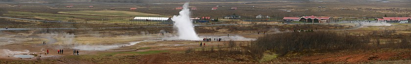 Geysir. Geysir area. near Reykjavík. .