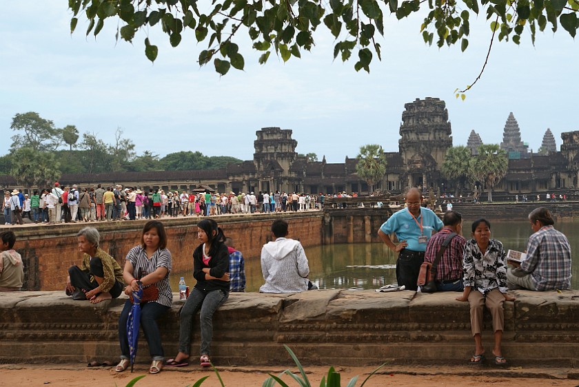 Angkor Wat. Main Entrance. near Siem Reap. .