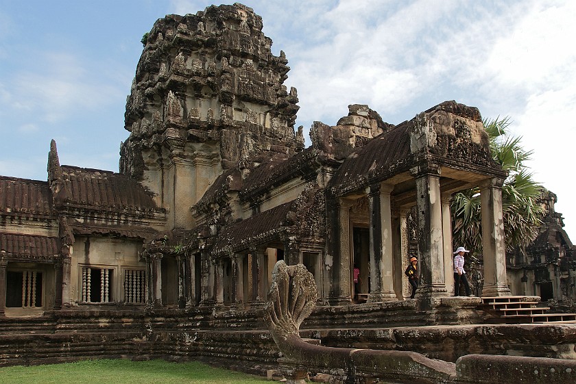 Angkor Wat. West Gate. near Siem Reap. .
