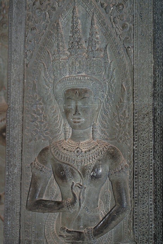Angkor Wat. Relief. near Siem Reap. .