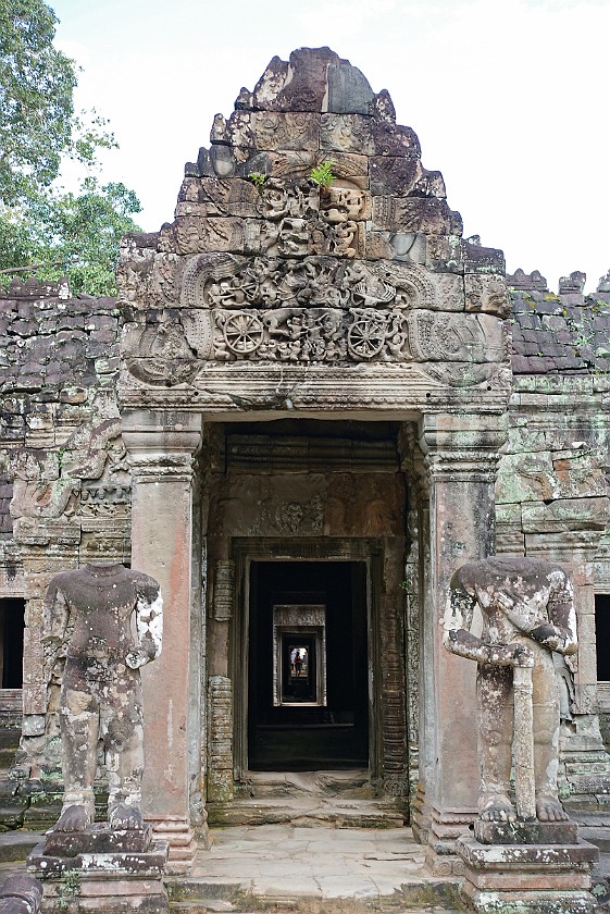 Preah Khan. Entrance. near Siem Reap. .