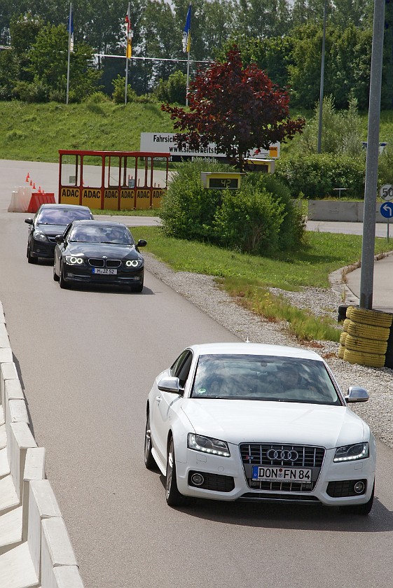 ADAC Driver Safety Training. Connecting road. Augsburg. .
