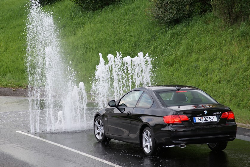 ADAC Driver Safety Training. Brake maneuver. Augsburg. .