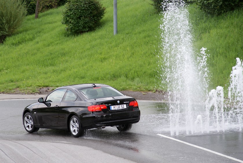 ADAC Driver Safety Training. Brake maneuver. Augsburg. .