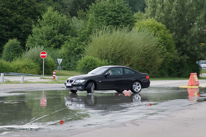 ADAC Driver Safety Training. Skid maneuver. Augsburg. .