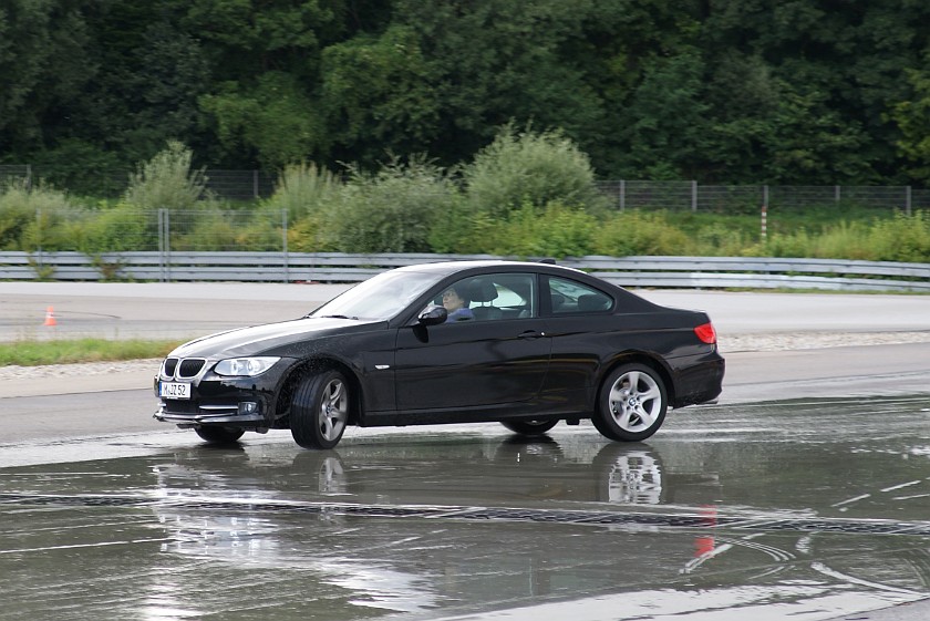 ADAC Driver Safety Training. Skid maneuver. Augsburg. .