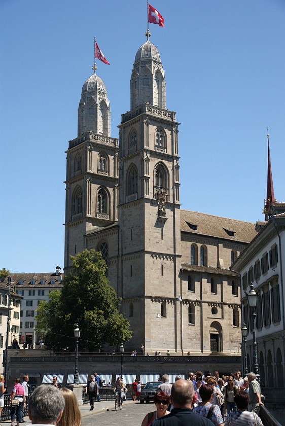 Zurich. Grossmünster. Zurich. .