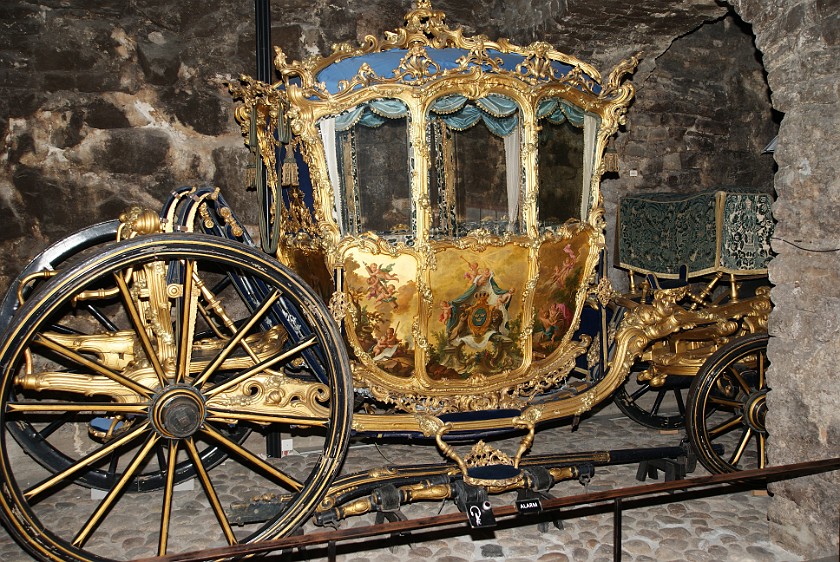 Royal Palace. Royal Carriage. Stockholm. .