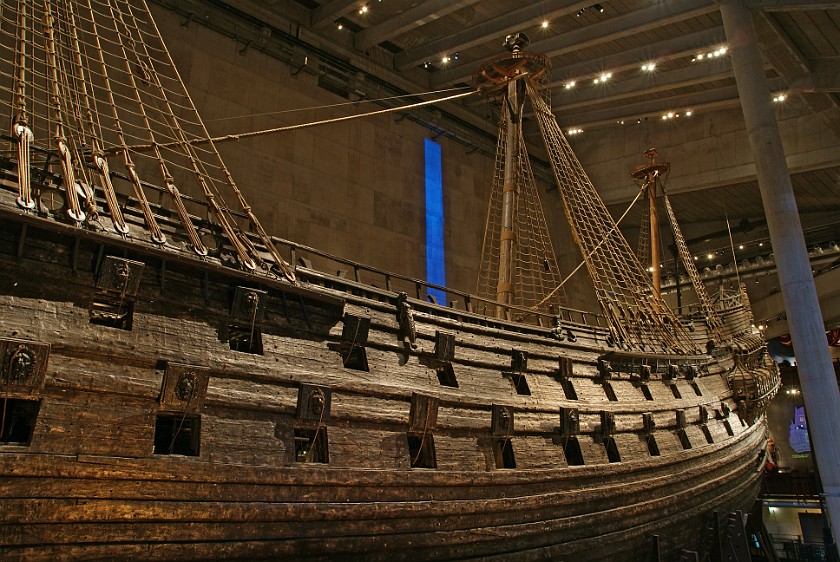 Vasa Museum. Center of Ship. Stockholm. .