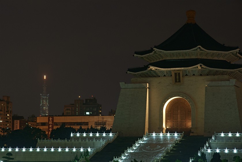 Chiang Kai-Shek Memorial Hall Plaza. Chiang Kai-Shek Memorial Hall. Taipei. .