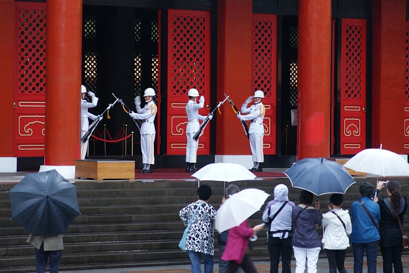 Martyrs' Shrine. Change of Guards. Taipei. .