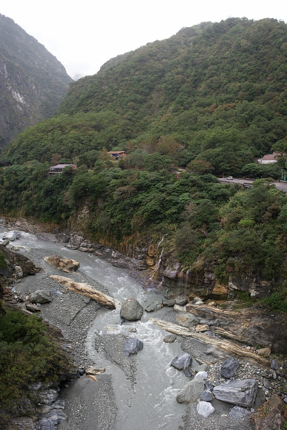 Taroko National Park. View on Liwu River from Lushui Trail. Taroko National Park. .