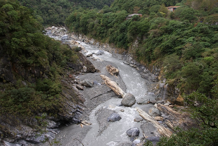 Taroko National Park. View on Liwu River from Lushui Trail. Taroko National Park. .