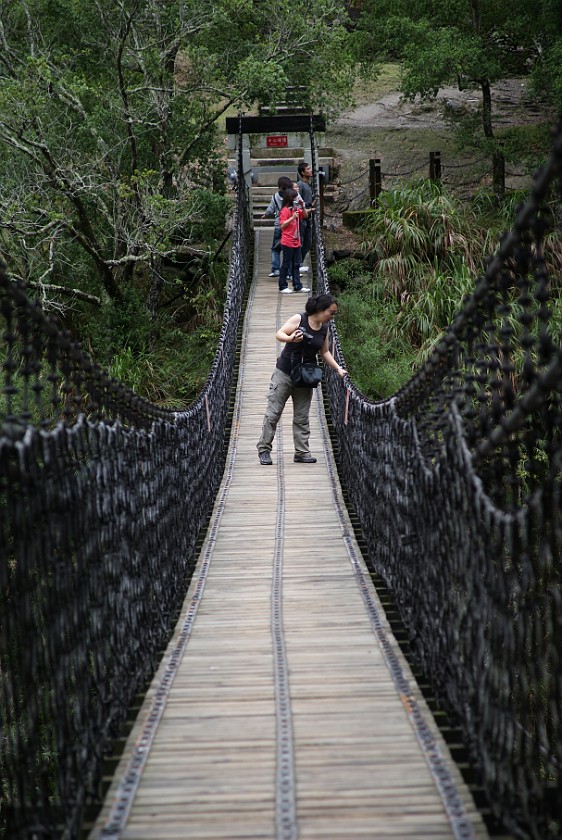 Taroko National Park. Suspension Bridge at Heliu. Taroko National Park. .