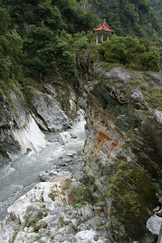 Taroko National Park. Liwu River at Cimu Bridge. Taroko National Park. .