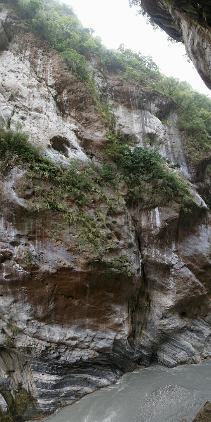 Taroko National Park. Liwu River at Swallow Grotto Trail. Taroko National Park. .