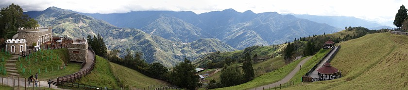 Cingjing Farm. View on Sheep Meadows. Renai Township. .