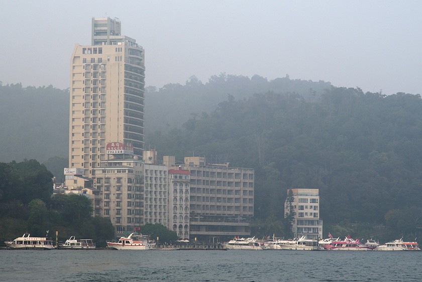 Sun Moon Lake. Shueishe Pier. Sun Moon Lake. .