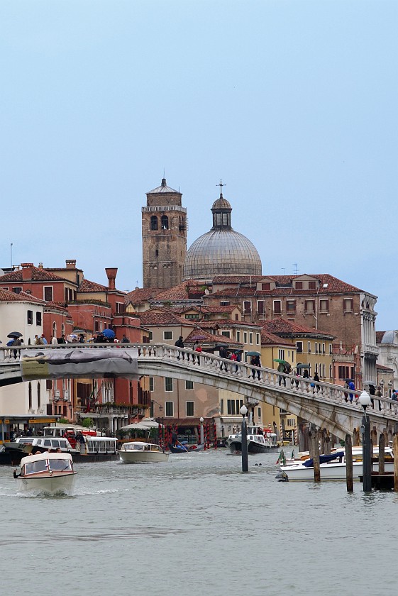 Grand Channel of Venice. Ponte degli Scalzi. Venice. .