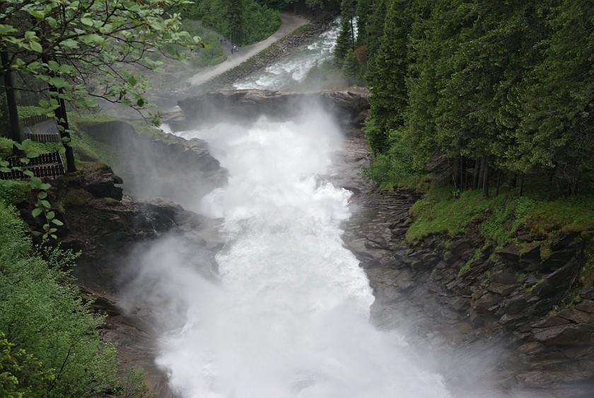 Krimmler Waterfalls. Middle Falls. Krimml. .