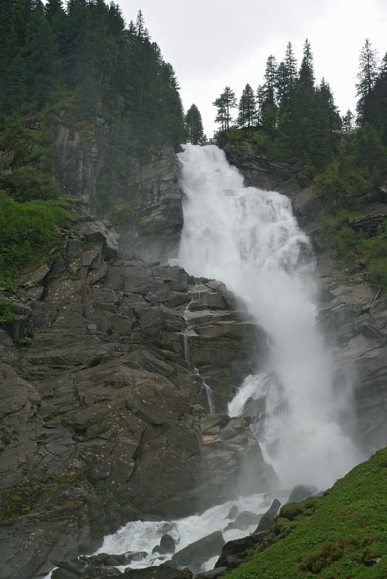 Krimmler Waterfalls. Upper Falls. Krimml. .