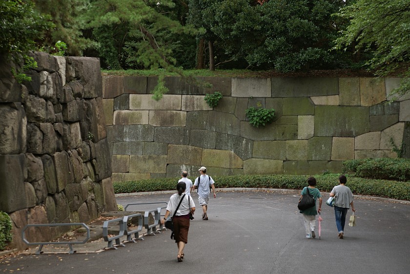 Imperial Palace East Garden. Walls. Tokyo. .