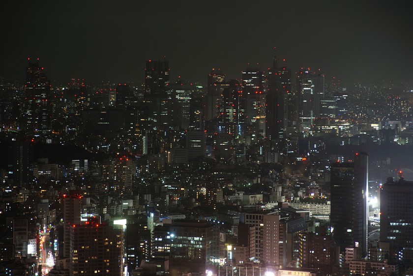 City. View from the Mori Tower on Shinjuku. Tokyo. .