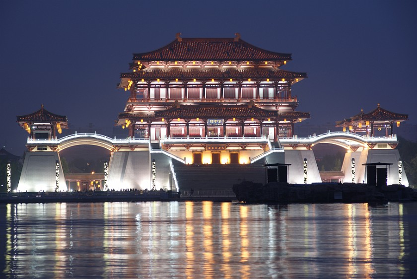 Tang Dynasty Paradise. Main Building. Xi'an. .