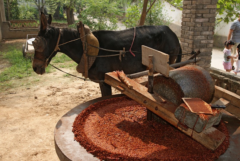 Liquan Yuan Village. Animal Drawn Mill. Liquan Yuan. .