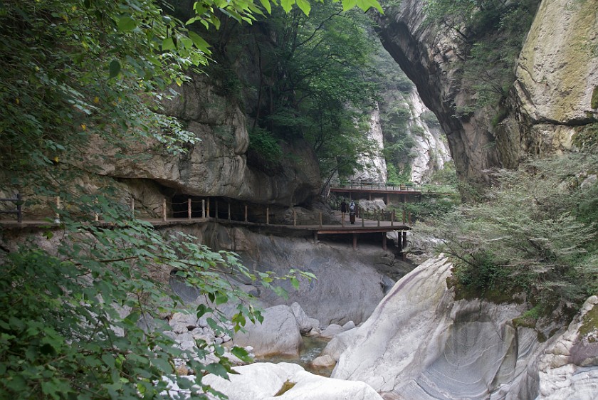 Shanxi Taiping Forest Park. Trail. near Xi'an. .