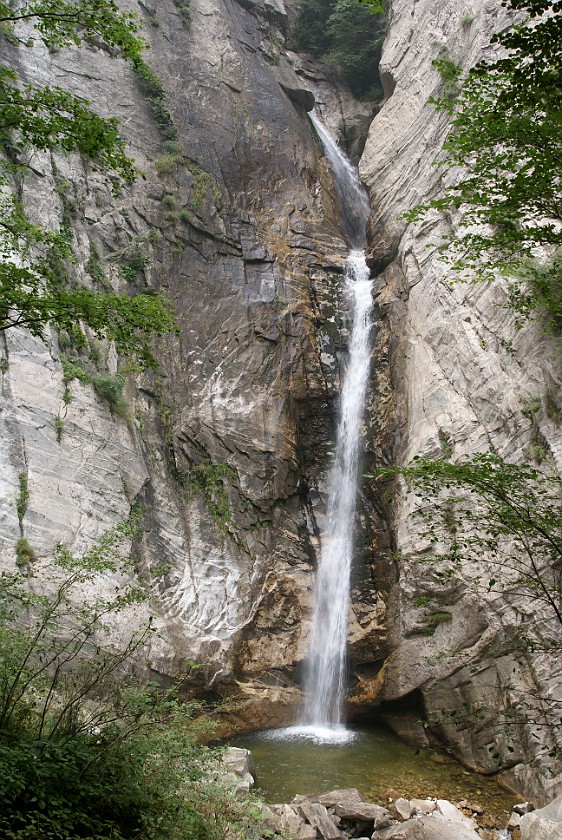 Shanxi Taiping Forest Park. Water Fall. near Xi'an. .