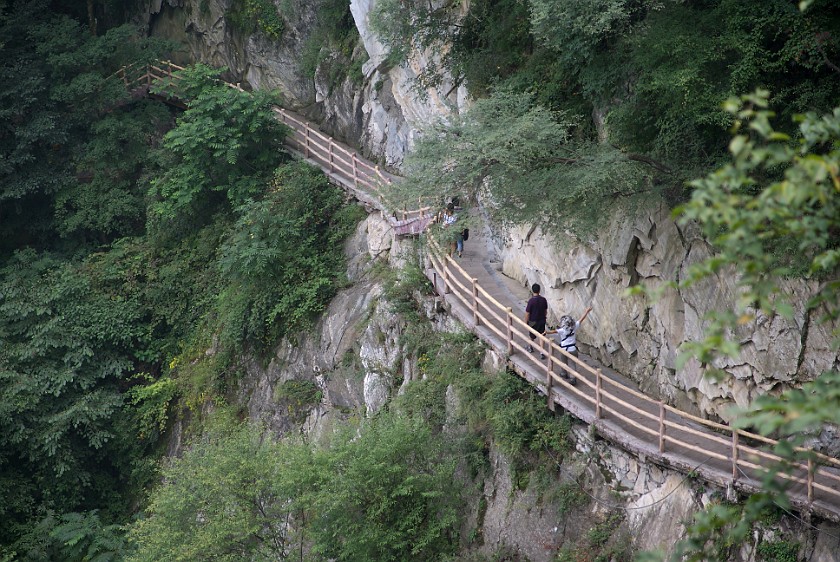 Shanxi Taiping Forest Park. Trail. near Xi'an. .
