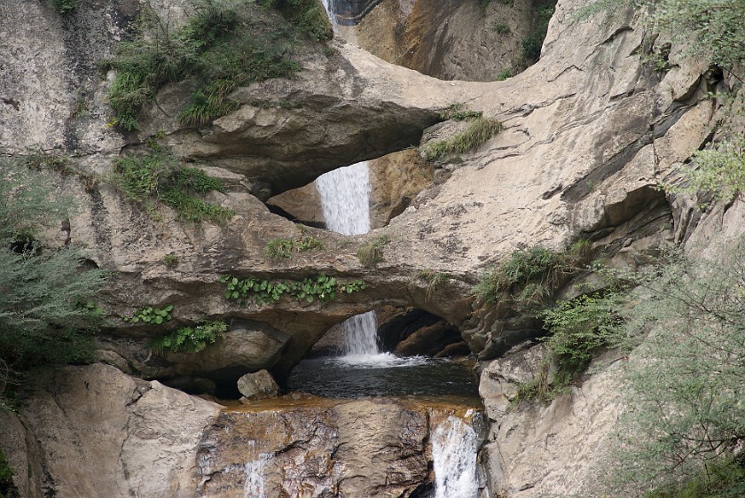 Shanxi Taiping Forest Park. Natural Bridges. near Xi'an. .