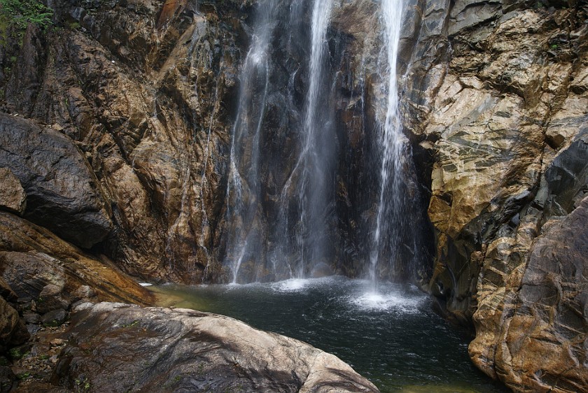 Shanxi Taiping Forest Park. Water Fall. near Xi'an. .