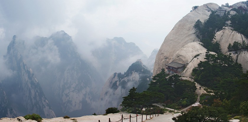 Hua Shan. South Peak. near Mengyuan. .