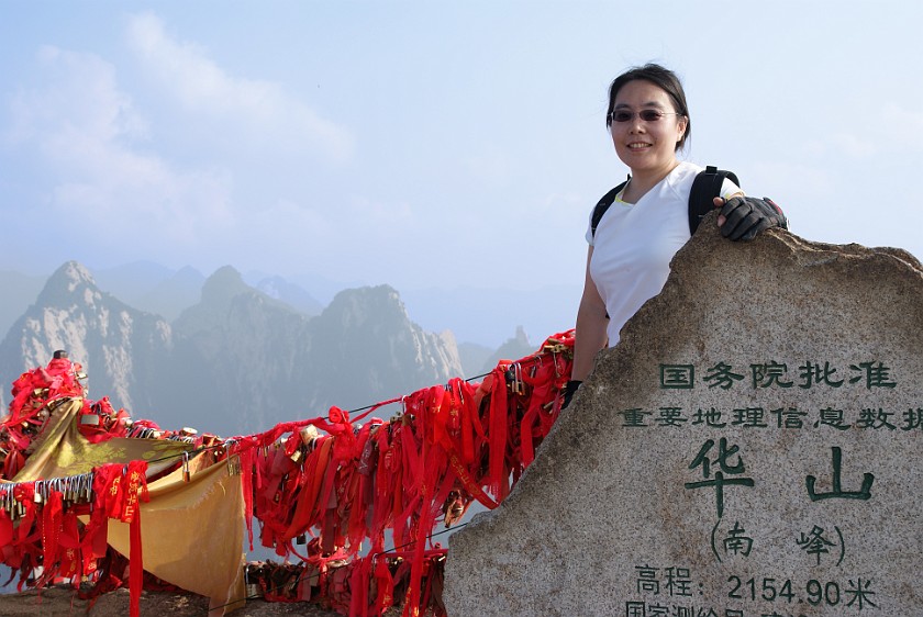 Hua Shan. Portrait at South Peak. near Mengyuan. .