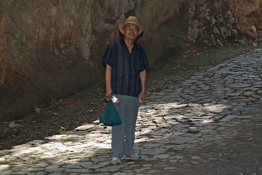 Peking Man Site. Portrait of Father. Zhoukoudian. .