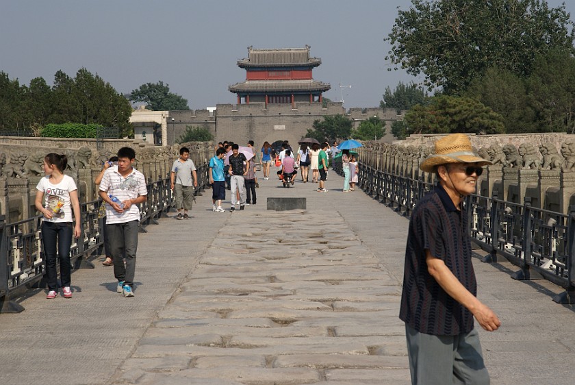 Marco Polo Bridge. Gate and Bridge. Wanping. .