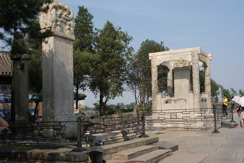 Marco Polo Bridge. Steles. Wanping. .