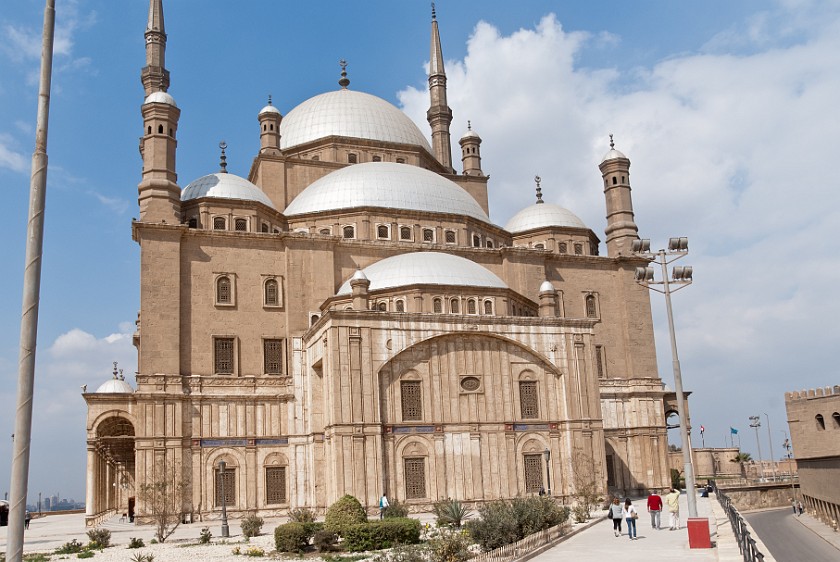 Mosque of Mohammed Ali. View from the south-east. Cairo. .
