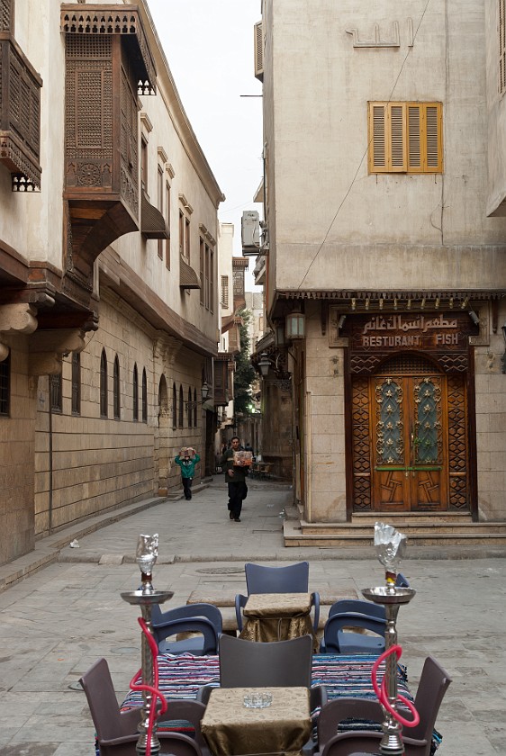 Islamic Cairo. Side Street of Beit Al-Suhaymi. Cairo. .