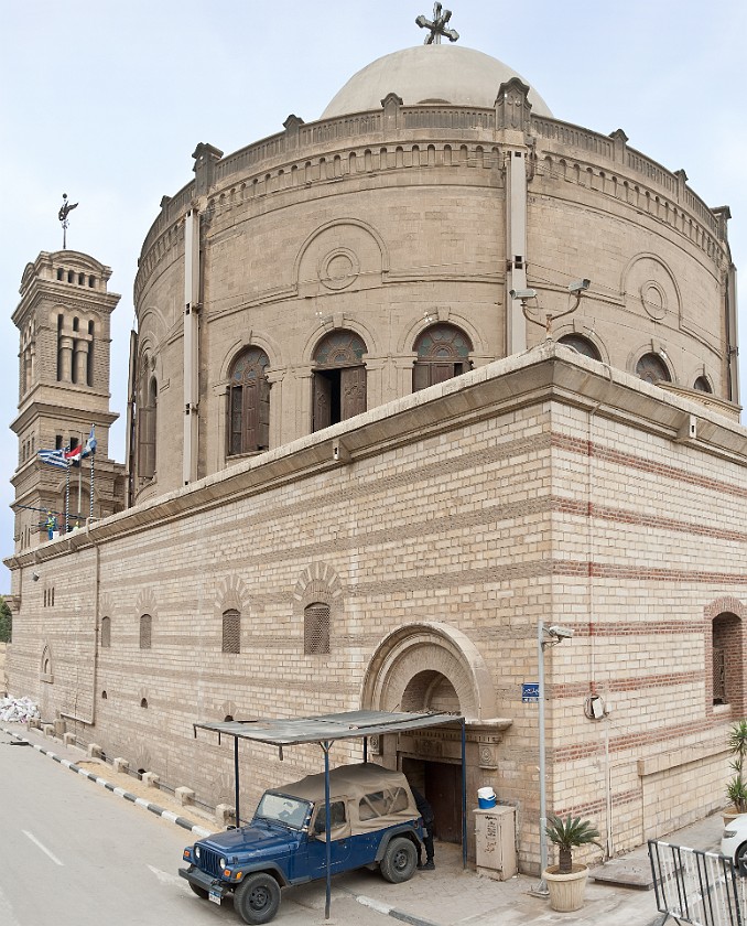 Coptic Cairo. Church of St. George. Cairo. .
