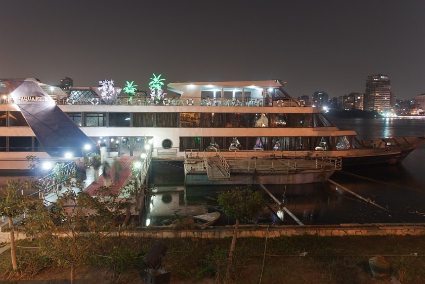 Cairo Nile Cruise.  Cruise ship Aquarius. Cairo. .