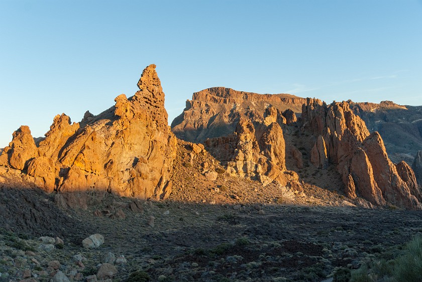 Roques de García. Sunset. El Teide. .