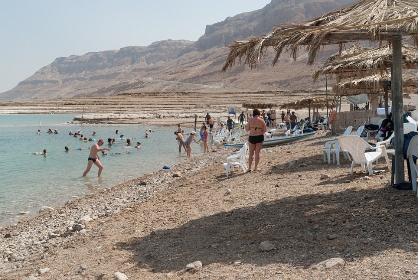 Mineral Beach at the Dead Sea. Beach. Kibbutz Mitzpe Shalem. .