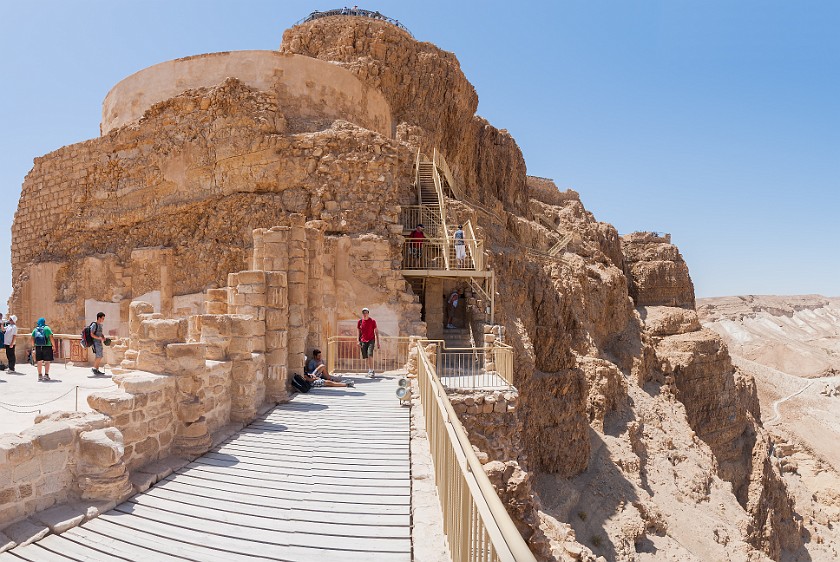 Masada. Ruins of Herod's Palace. Masada. .