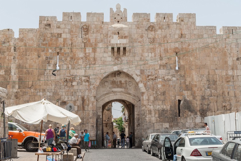 Old City of Jerusalem. Lions Gate. Jerusalem. .