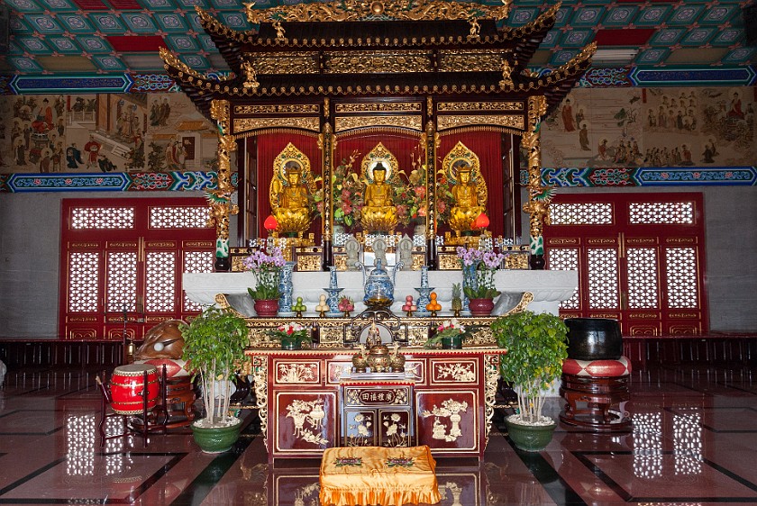 Western Monastery. Buddhas. Hong Kong. .