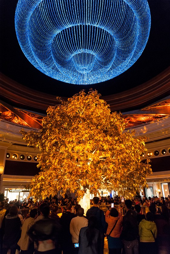 Macau. Tree of Prosperity Show at the Wynn Casino. Macau. .